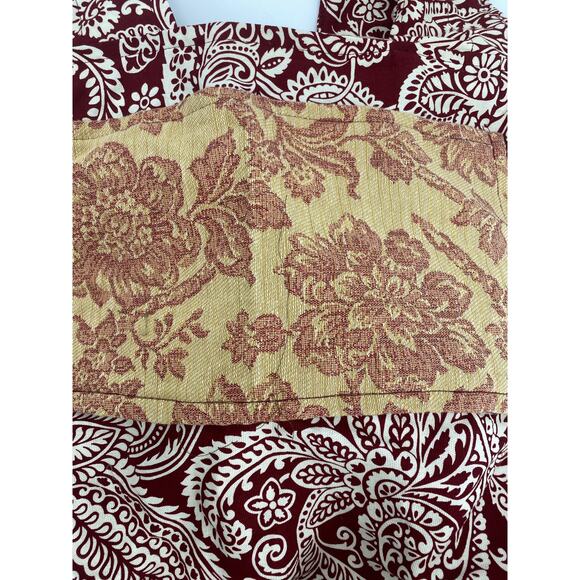 Large Handmade Women's patch Boho Bag Side Bag Shoulder Crossbody Tote Red - Picture 2 of 5